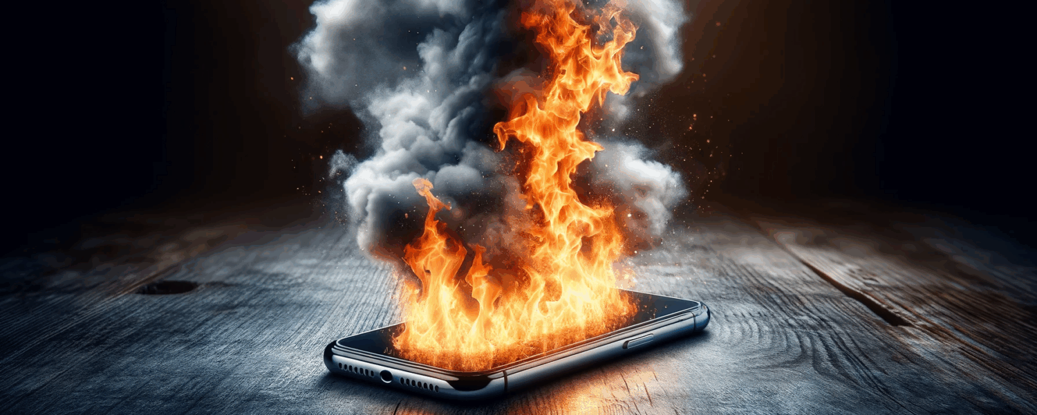 Redmi Note 9s pega fogo