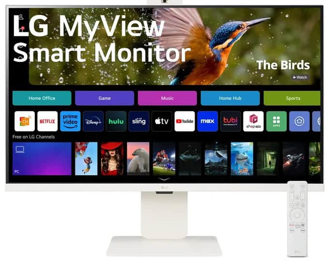 LG anuncia novo monitor inteligente que pode ser usado como TV e vem com controle remoto 1 monitor inteligente