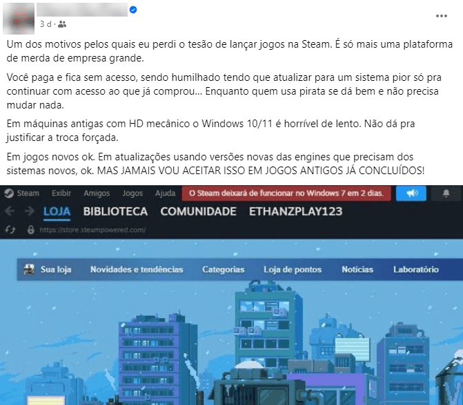 Steam não dará mais suporte para o Windows 7 e 8.1 2 imagem 2024 01 02 154855641