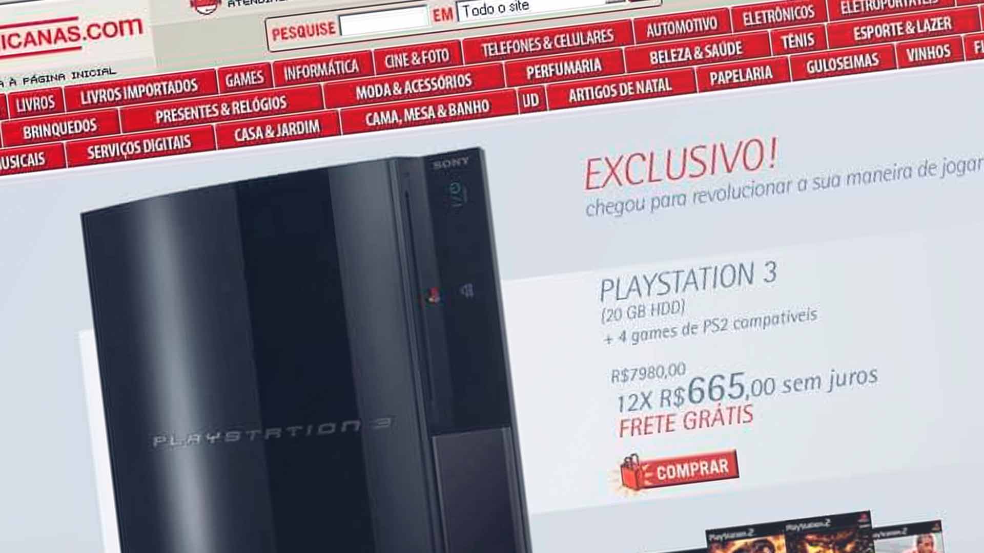 Relembre quando o PlayStation 3 chegou ao Brasil por quase R$ 8 mil