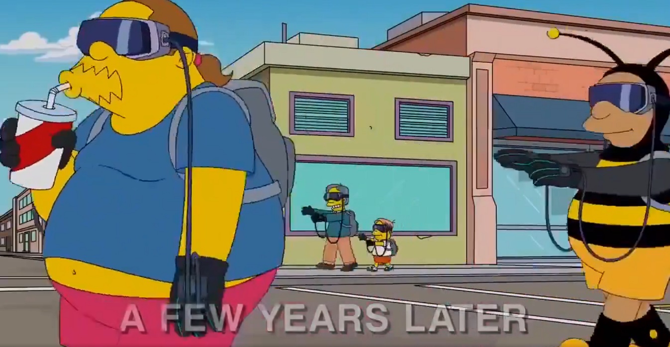 Simpsons previram o Apple Vision Pro em episódio exibido em 2016