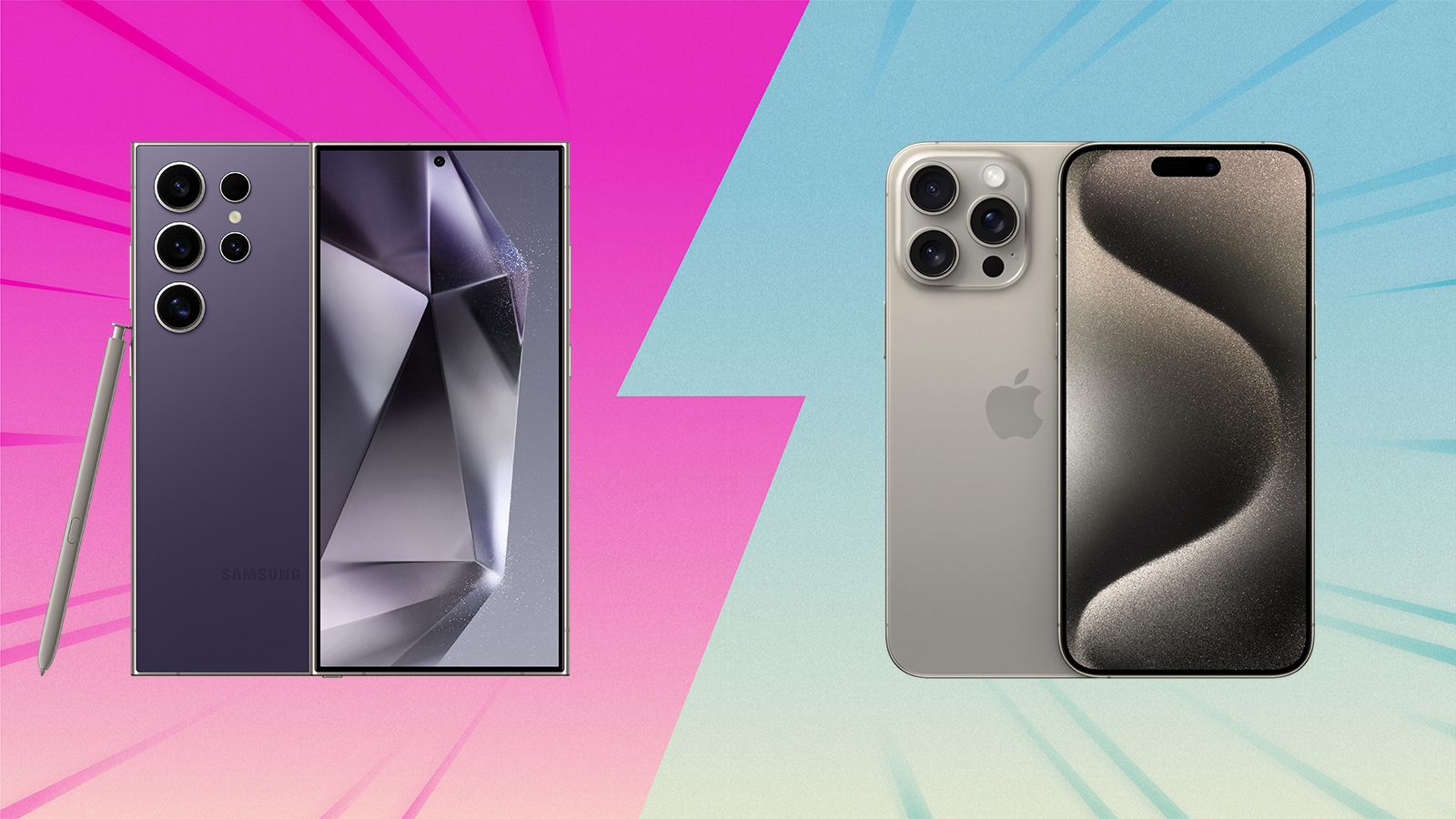 Qual celular é mais rápido: Galaxy S24 Ultra ou iPhone 15 Pro Max?