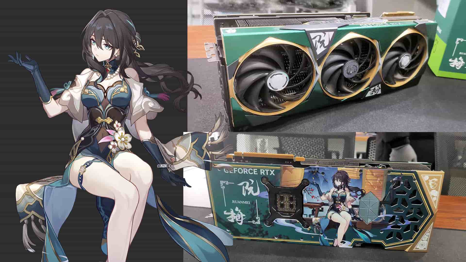 Design de ponta: Essa RTX 4090 é inspirada em Ruan Mei, de Honkai