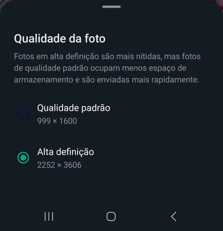 Como postar fotos com extrema qualidade no status do WhatsAp
