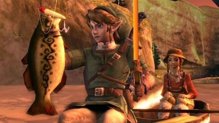 The Legend of Zelda – mini games Pescaria