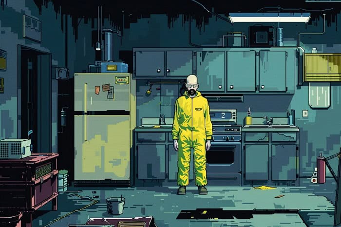 Inteligência artificial imagina Breaking Bad como um jogo 2D 10 jogo retrô