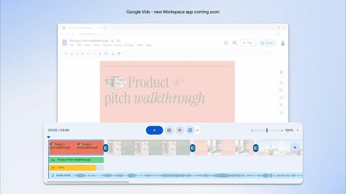 Vids é o novo app do Google para criar vídeos de apresentações de forma mais simples 2 Vids