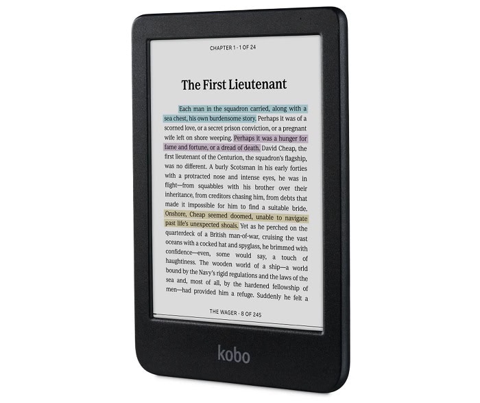 Kobo anuncia seus primeiros e-readers com tela colorida 2 Kobo Clara Colour