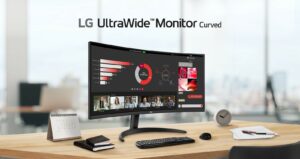LG lança no Brasil monitor ultrawide curvo WQHD de 34 polegadas com taxa de atualização de 100 Hz