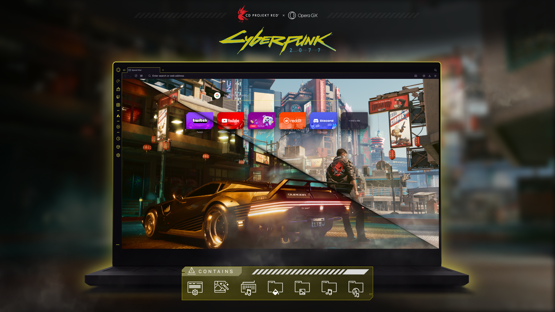 Navegador Opera GX ganha mod oficial de Cyberpunk 2077