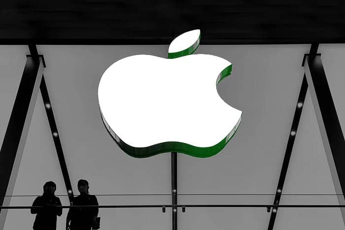 imagem da fachada da Apple, dona da App Store