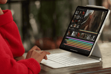 iPad com Apple Pencil Pro e Magic Keyboard