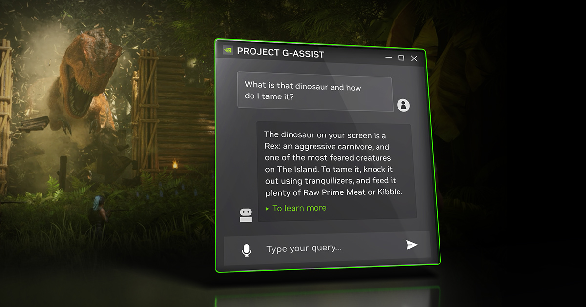 G-Assist é o novo assistente de IA da Nvidia que dá dicas em jogos e otimiza o PC