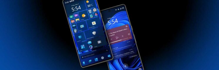 designer imagina como seria o Windows Phone em 2024