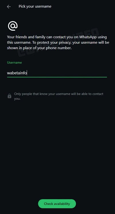 WhatsApp testa função que permite escolher um nome de usuário único para cada pessoa 1 WhatsApp
