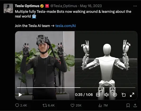 Tesla está contratando pessoas para se comportar como robô humanoide e treinar o Optimus 2 Optimus Tesla
