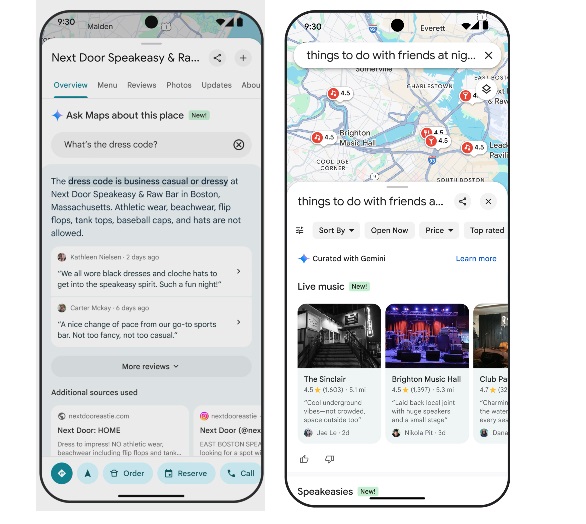 Google está adicionando recursos com Gemini AI no Maps 1 Gemini
