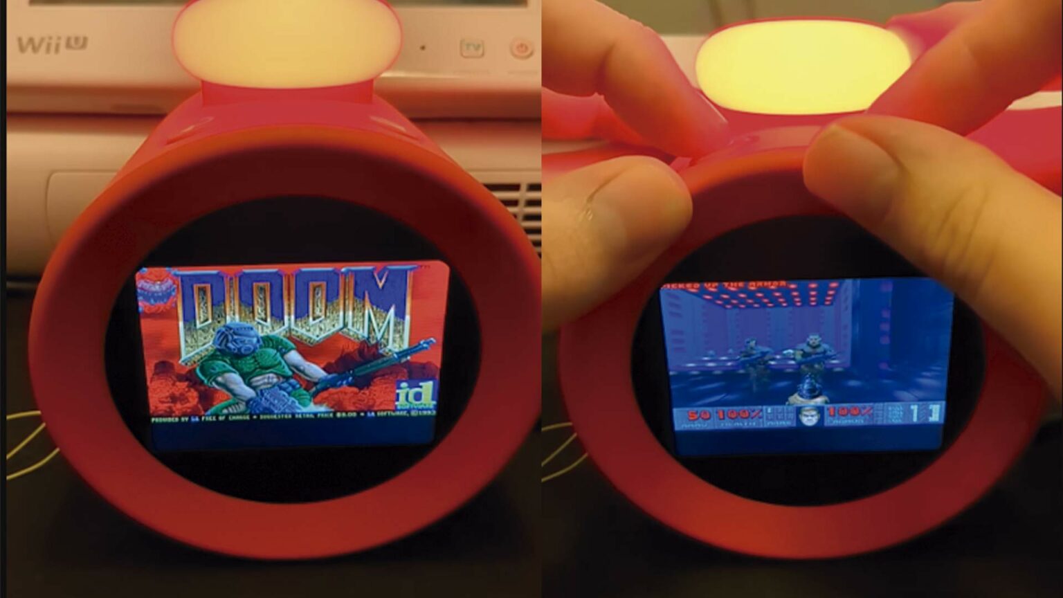 Nintendo Alarmo rodando DOOM