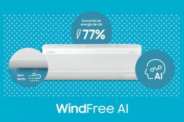 Novo ar-condicionado da Samsung com IA