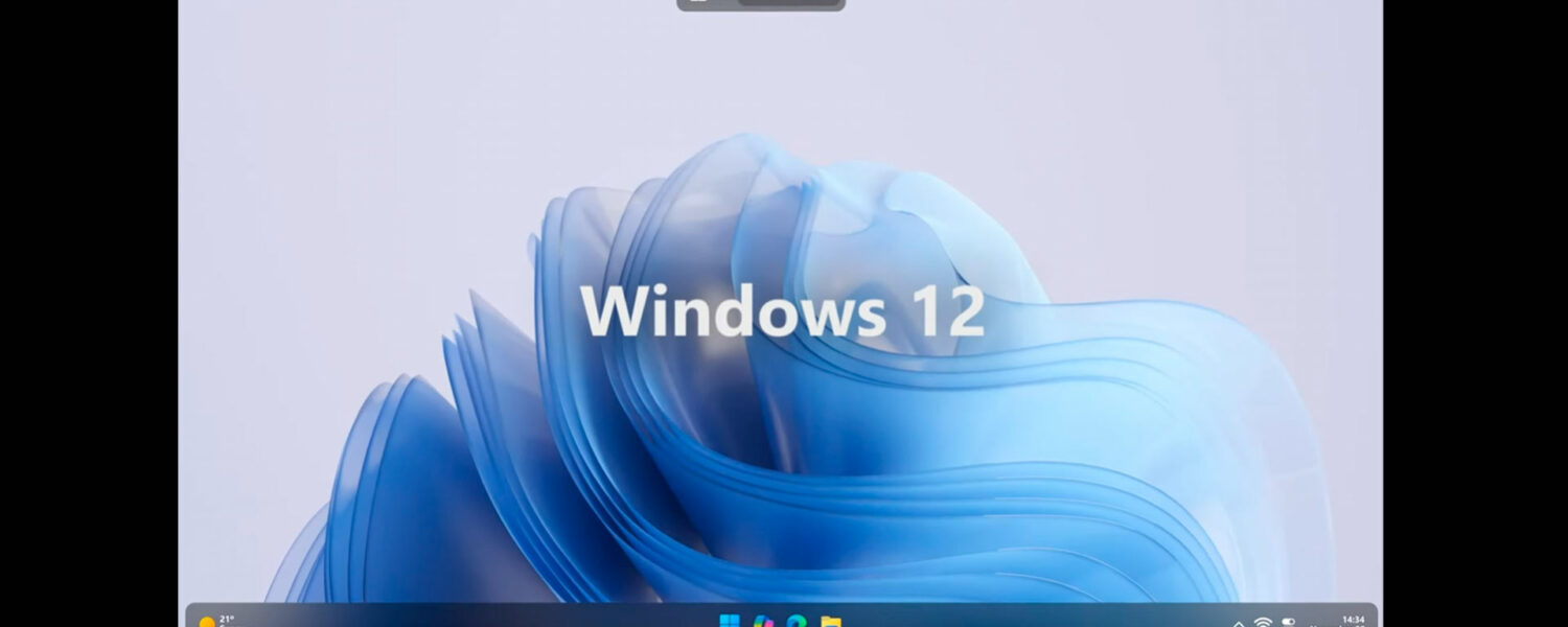 Designer imagina conceito para Windows 12