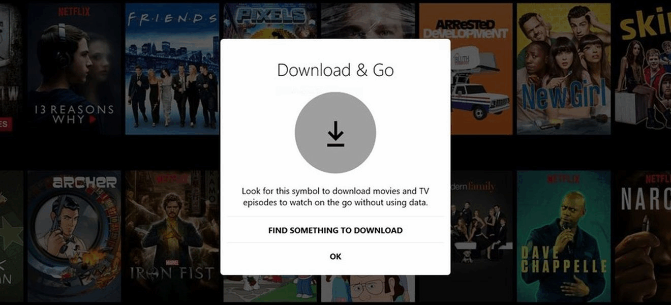 baixar filmes e séries Netflix offline
