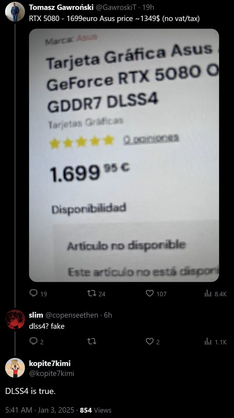 Rumor: DLSS4 deve ser anunciado junto com as RTX 50 da NVIDIA 1 DLSS4 leak