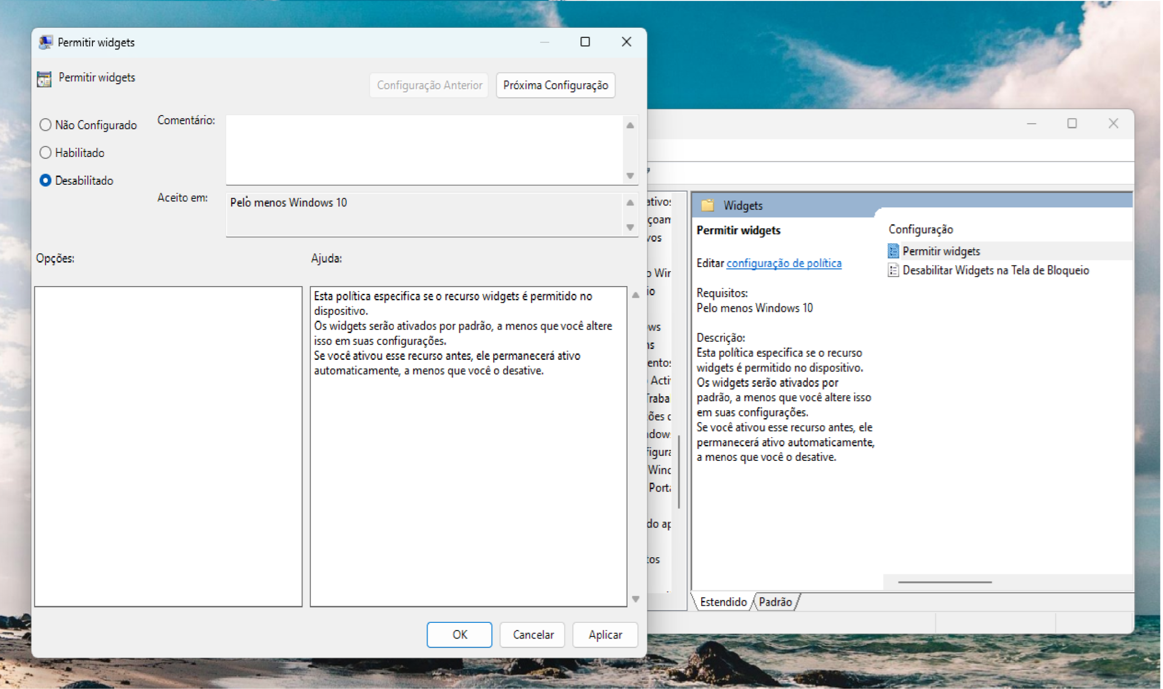 Guia Prático: Como desabilitar ou remover widgets do Windows 11 4 imagem 2025 01 30 095840401 e1738241961838