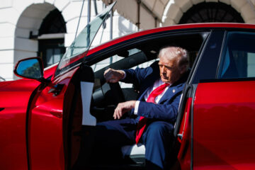 Trump tesla