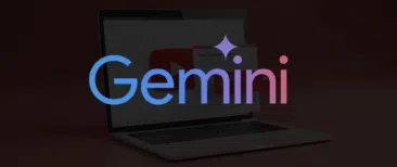 Interface do Google Gemini resumindo vídeos do YouTube em laptop moderno