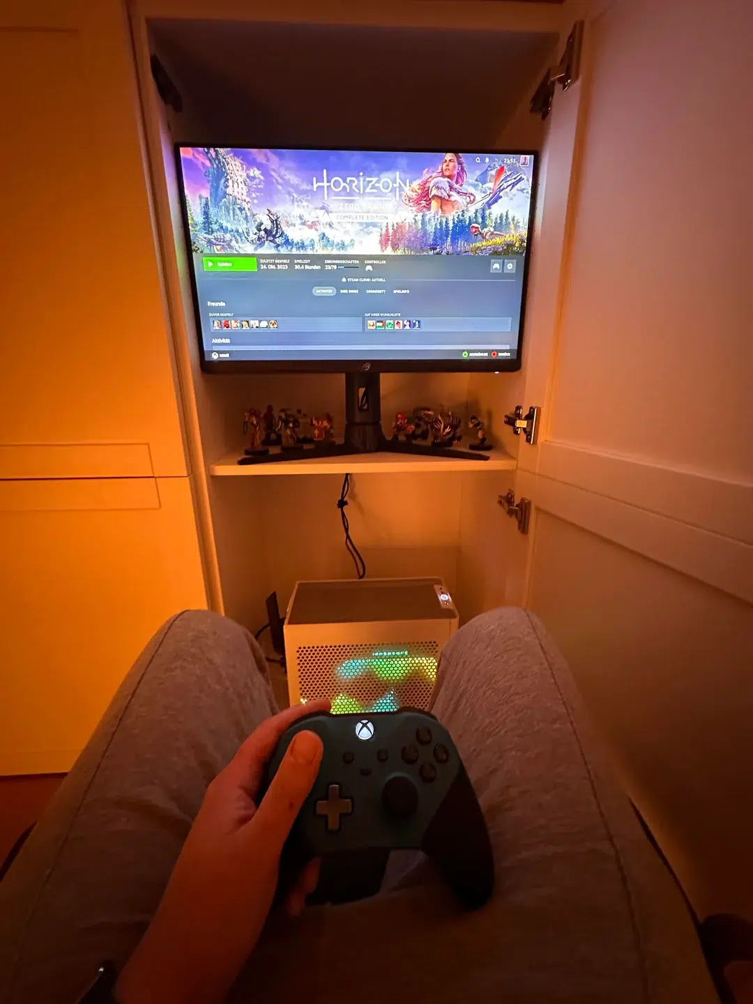 setup for a dad without gaming room v0