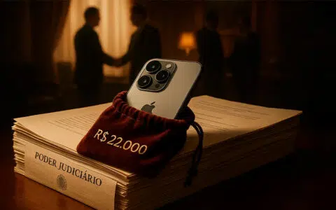 Imagem representando o "vale iPhone"