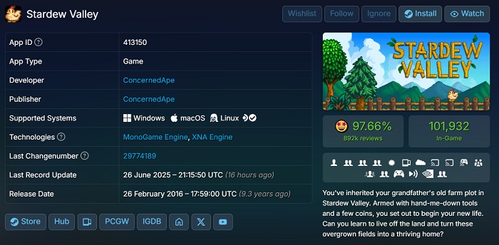 Stardew Valley alcança o topo: melhor indie da história do Steam! 7 Stardew Valley
