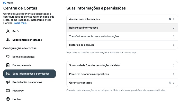 Central de Contas