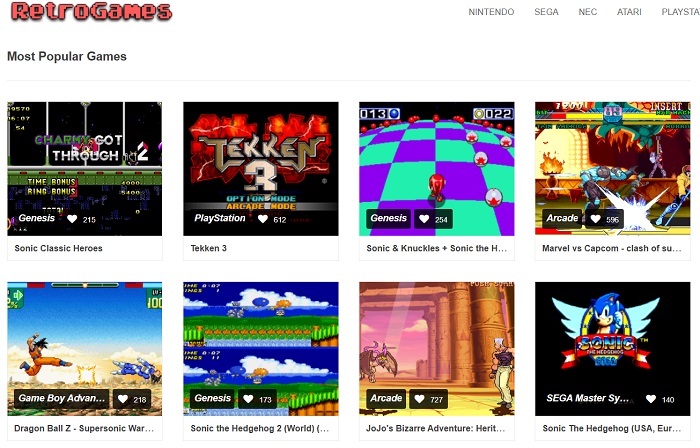 5 sites para curtir jogos retrô no navegador em 2025 9 RetroGames