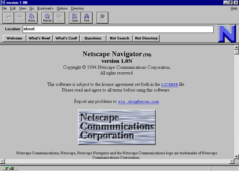 1994: PlayStation nasce, a internet salta para a popularização e o Brasil Improvisa 9 netscape navigator 1 0 01