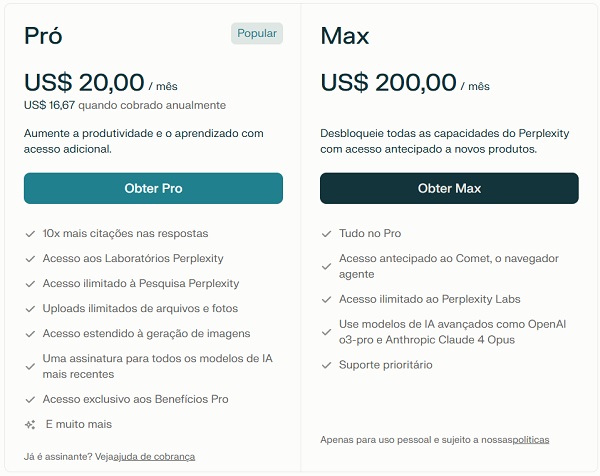 Perplexity Max