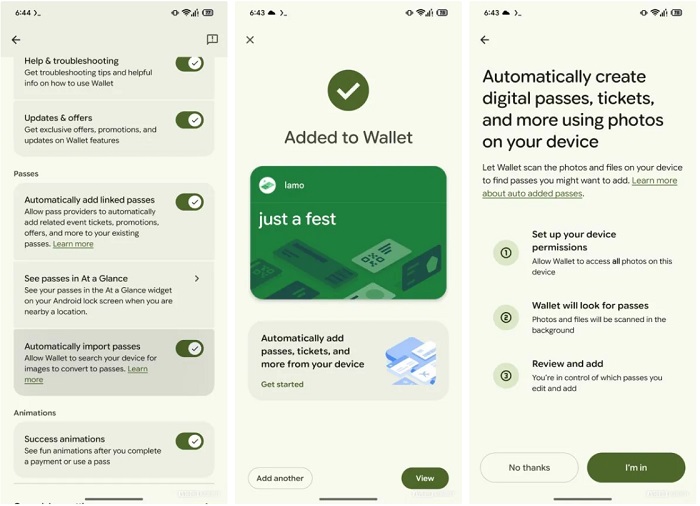 Facilidade! O Google Wallet vai escanear fotos para achar seus passes digitais por você 1 1 95