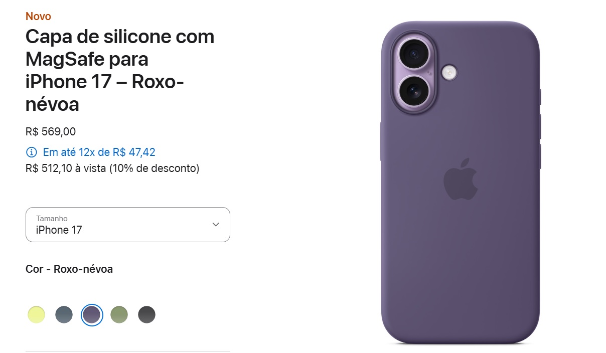 Alça crossbody de R$ 720 e capas coloridas: novos acessórios para a linha iPhone 17 1 1 61