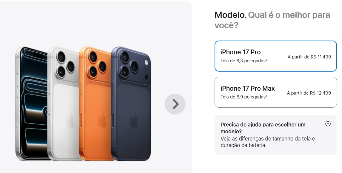 iPhone 17 Pro vs iPhone 16 Pro: o que melhorou de um modelo para o outro? 5 1 70