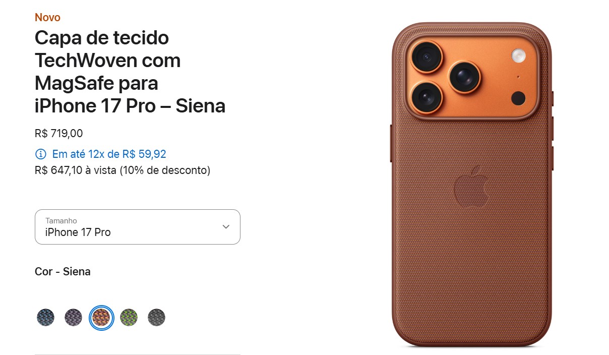 Alça crossbody de R$ 720 e capas coloridas: novos acessórios para a linha iPhone 17 2 2 11