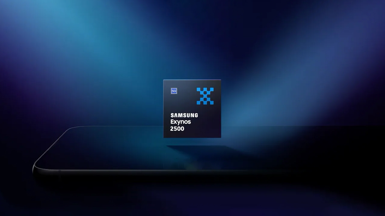 Exynos 2600 promete IA 5 vezes mais rápida e eficiência energética triplicada 2 Imagem do chip Samsung Exynos 2600 em fundo desfocado