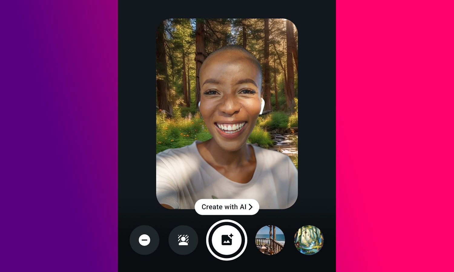 WhatsApp libera função de IA para criar cenários únicos em tempo real durante chamadas de vídeo 1 Vários cenários virtuais coloridos e variados para chamadas de vídeo, ilustrando fundos criados pela inteligência artificial do WhatsApp.