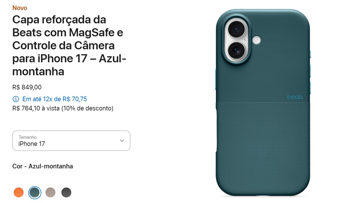 Alça crossbody de R$ 720 e capas coloridas: novos acessórios para a linha iPhone 17 6 capa 6