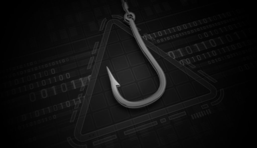 Vírus VenomRAT expõe dados de hóspedes em hotéis brasileiros 1 Imagem em tons de cinza mostrando um anzol metálico prateado simbolizando phishing digital