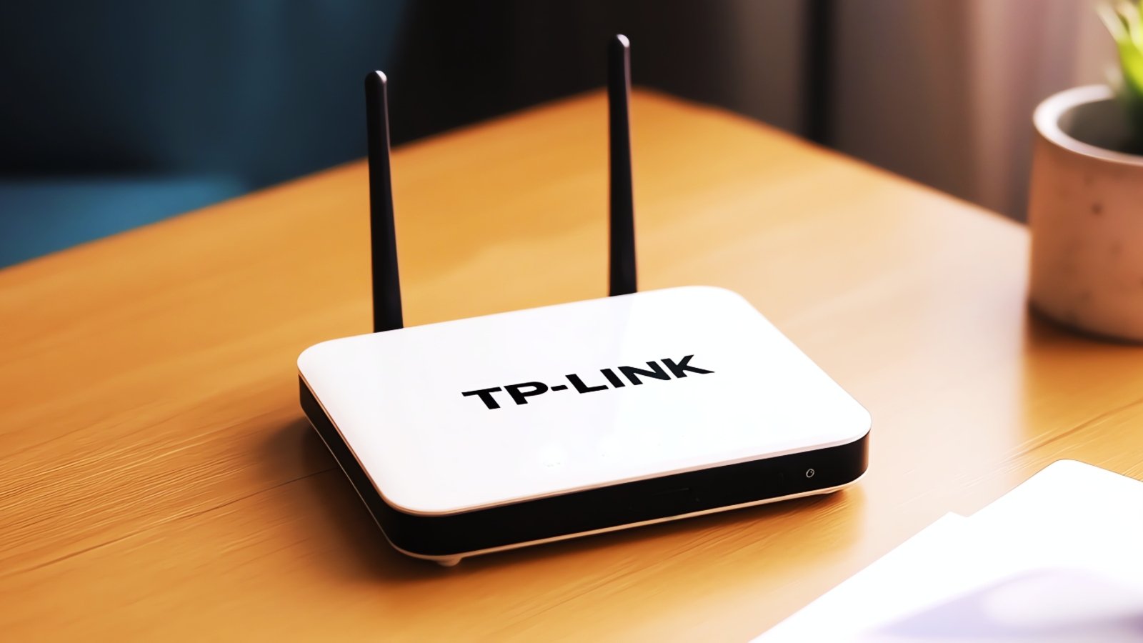 Falha crítica em roteadores TP-Link expõe milhões a ataques: veja como se proteger 1 Roteador TP-Link branco com antenas externas em destaque
