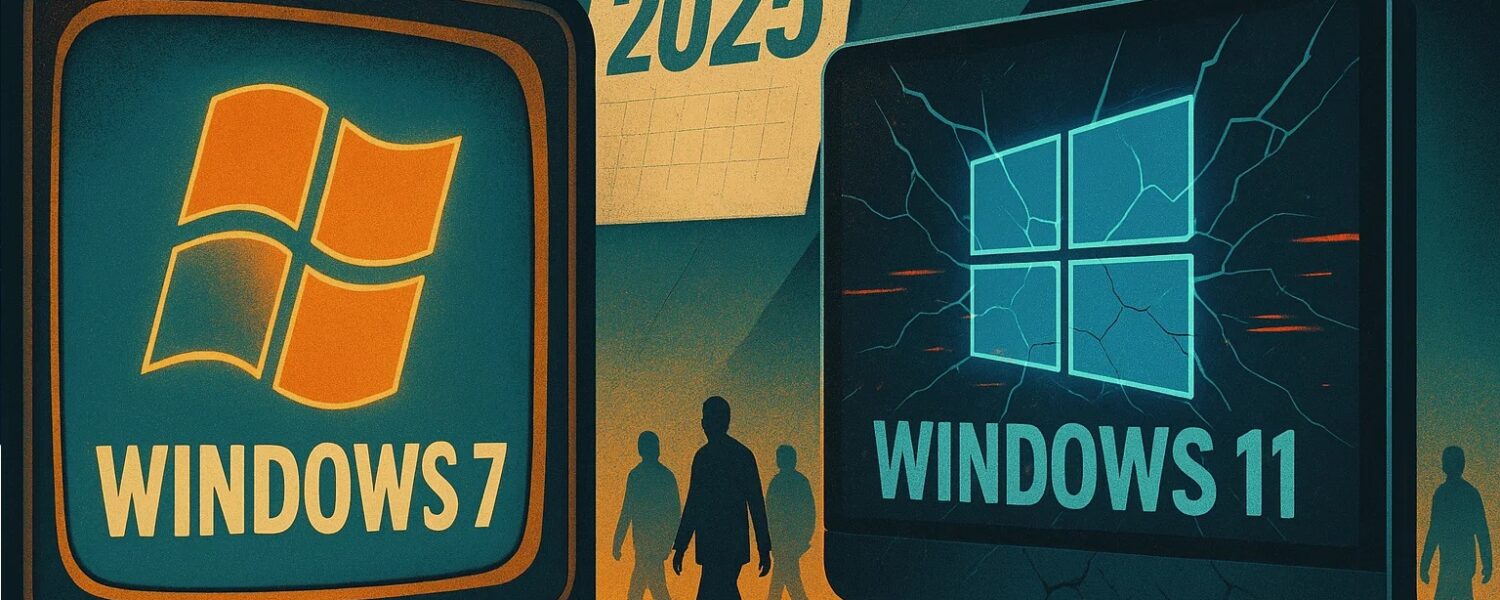 Windows 7 volta a crescer em 2025 enquanto usuários rejeitam o