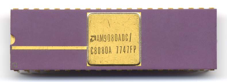 Há 50 anos, AMD clonava a Intel, e seu chip rodava mais rápido que o original 1 AMD C8080A