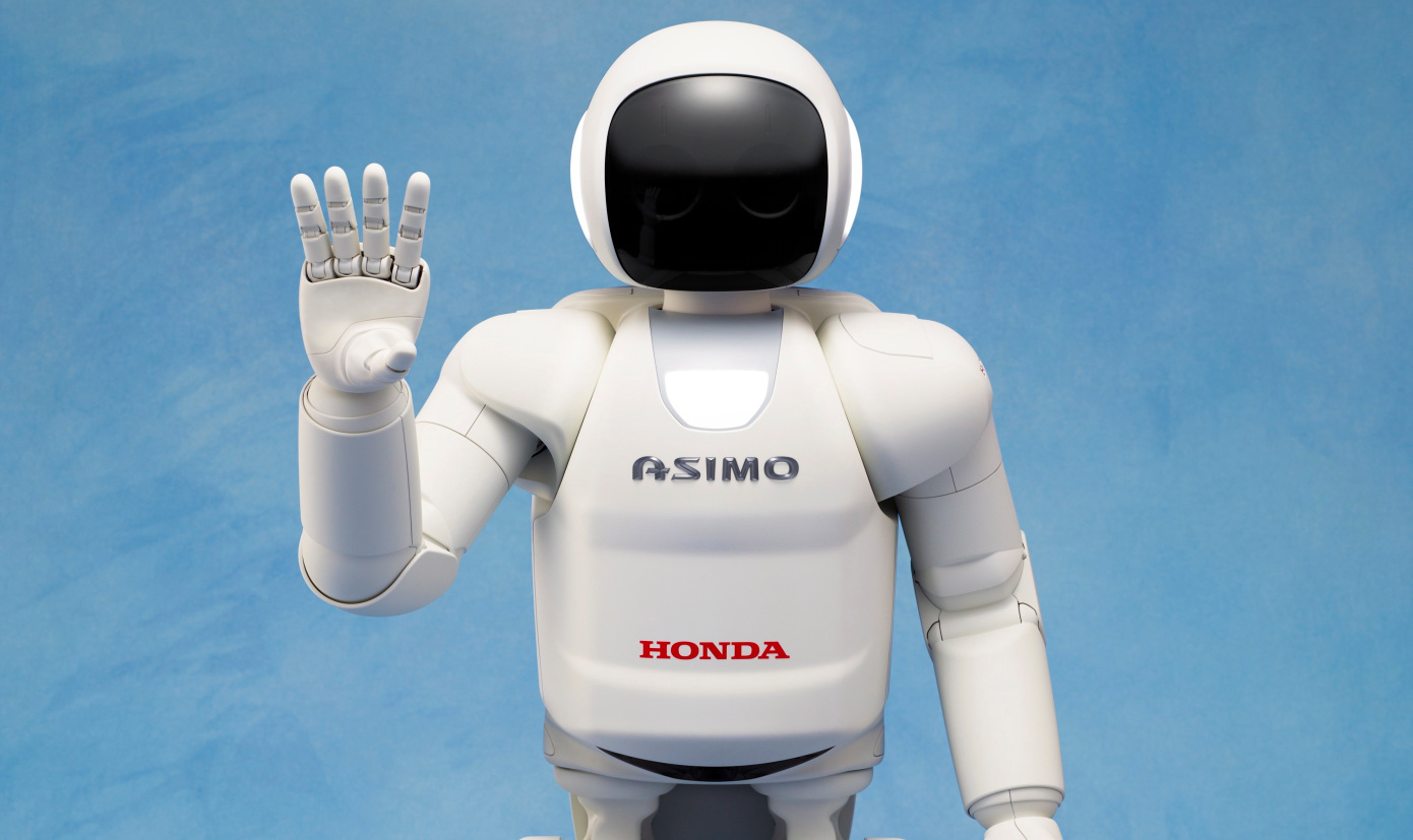 ASIMO: relembre o famoso robô humanoide que a Honda apresentou em 2000, mas nunca foi lançado 1 ASIMO one hand up