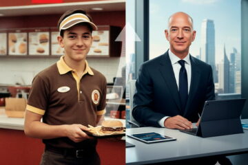 Jeff Bezos e seu emprego no Mcdonals