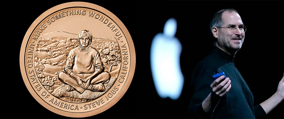 Steve Jobs será homenageado em moeda de US$ 1 pela Casa da Moeda